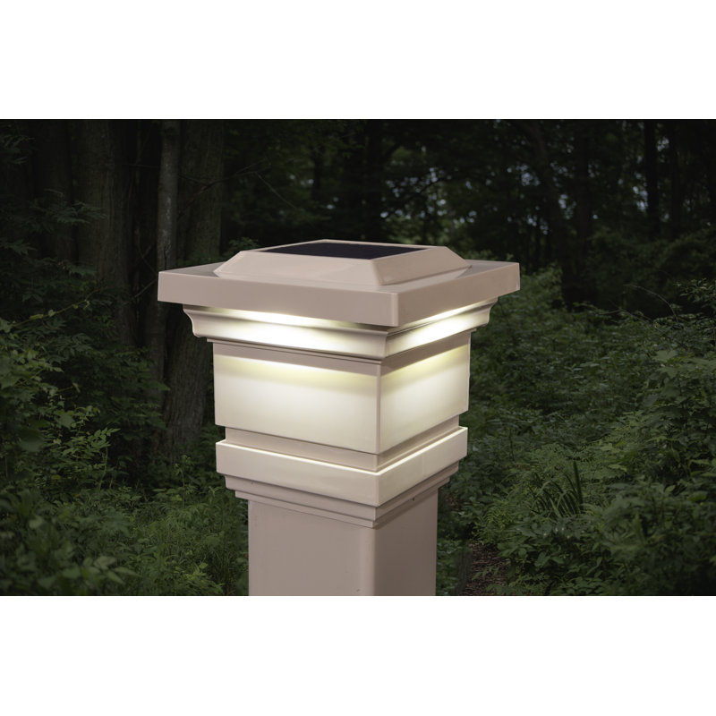 Solar Lightning and Lightning Protection Lighted Fence Post Caps Solar